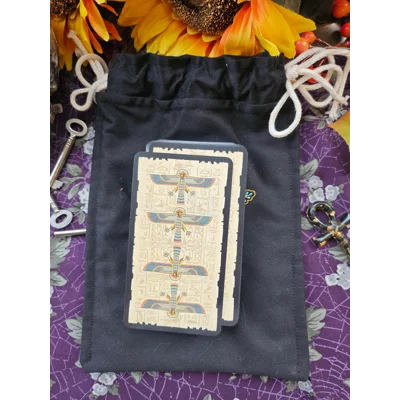 Embroidered Star Tarot Bag Embroidered Star Tarot Bag