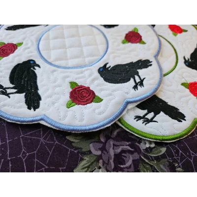 Crow & Rose Candle Mat Crow & Rose Candle Mat