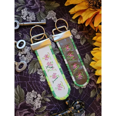 TWAT Floral Keyring