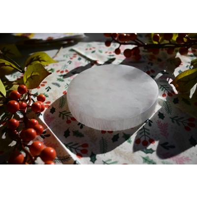Selenite Charging Plate (9 cm)