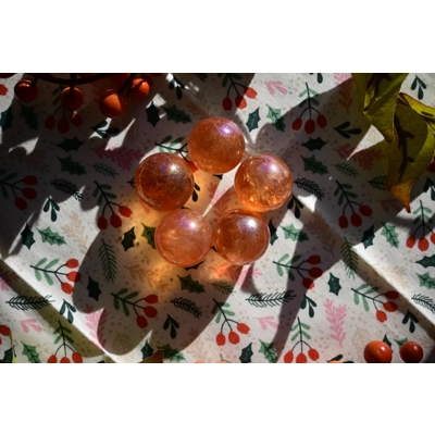 Sunset Aura Quartz Sphere