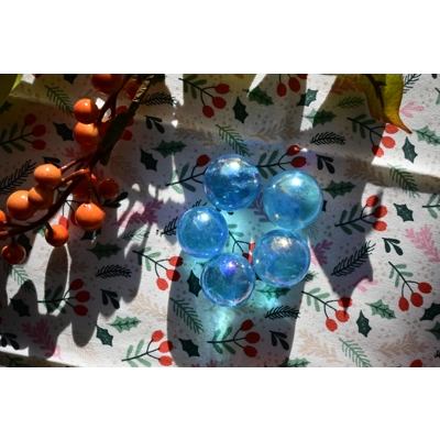 Aqua Aura Quartz Sphere