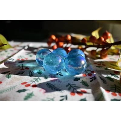 Aqua Aura Quartz Sphere