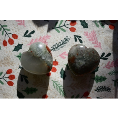 Bloodstone Puff Heart