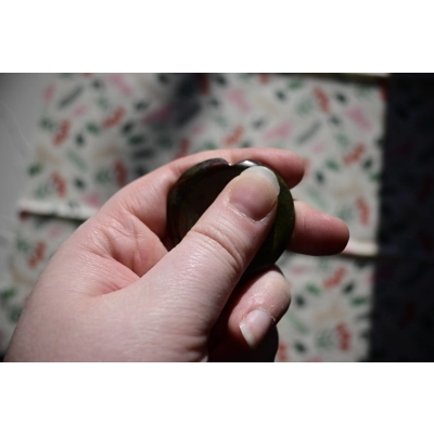 Bloodstone Worry Stone
