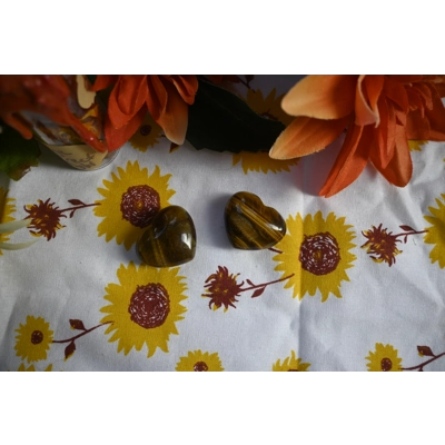 Tigers eye heart (20 mm)
