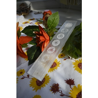 Selenite Chakra Ingot