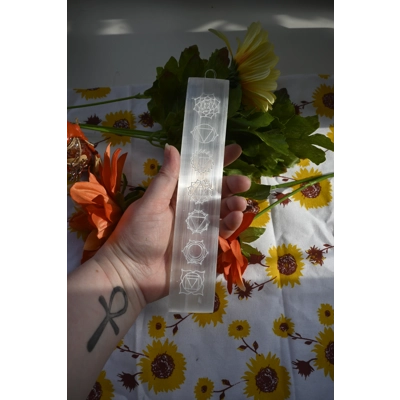 Selenite Chakra Ingot