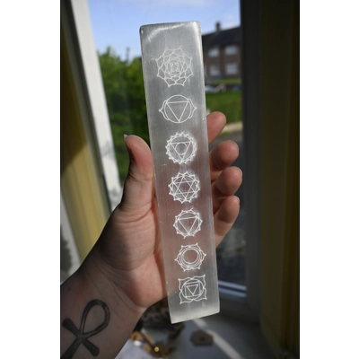 Selenite Chakra Ingot