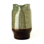 Green Studio Pottery Cider Jug, British Handmade Ceramics.