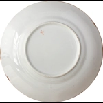 Antique Small British Pottery Plate, Chinese Design Porcelain.