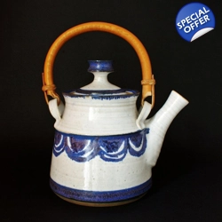 Fangfoss Studio Pottery Teapot, Handmade in York..