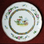George Jones | Antique Pottery Plates - Exotic Birds.