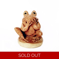 Dovecote Pottery | Frog Figurine - Handmade Ston..