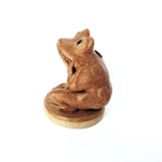 Dovecote Pottery | Frog Figurine - Handmade Stoneware Ceramics UK.