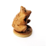 Dovecote Pottery | Frog Figurine - Handmade Stoneware Ceramics UK.
