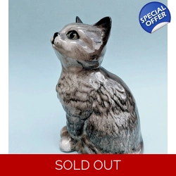 Royal Doulton Pottery Cat-Kitten, Bone China Figurines.