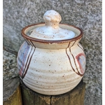 Stuart Duncan Pottery Honey Pot, Bickleigh Mill Pottery Devon.