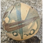 Mystery Studio Pottery | Altered Ball Shape Sculptured Ceramic Pot