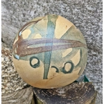 Mystery Studio Pottery | Altered Ball Shape Sculptured Ceramic Pot