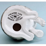 Pottery Tabby Cat Figurine, British Country Life Designs.