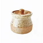 Colin Pearson Mustard Pot, Quay Pottery, Aylesford in Kent UK.