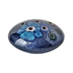 Blue Studio Pottery Fragrance Pot With Butterfly, Wellhouse Pottery.