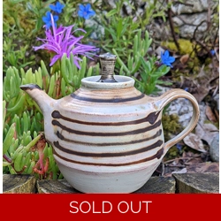 Mary Rich Pottery Teapot, British Made Ceramics UK.