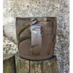 British Studio Pottery Brown Coffee mug, Handmade Tableware UK.