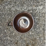 British Studio Pottery Brown Coffee mug, Handmade Tableware UK.