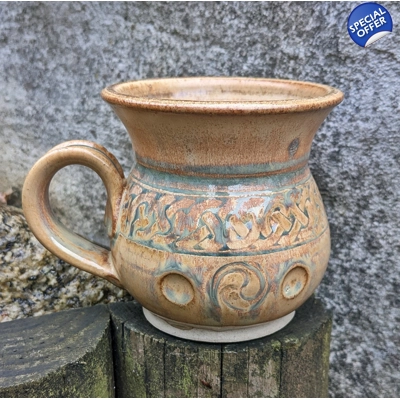 Celtic Clays Studio Pottery Cider Mug by Ciaran O'Conboirne.