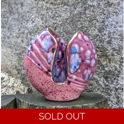 Carbost Pottery Purple Vase ..