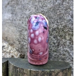 Carbost Pottery Purple Vase "torn pots" hand built by Judith Nicholls.