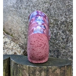 Carbost Pottery Purple Vase "torn pots" hand built by Judith Nicholls.