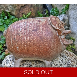 Kelso Studio Pottery Piggy Bank By Elizabeth Hird.