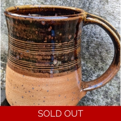 Stephen Carter Pottery Tankard, Studio Ceramics New Zealand.