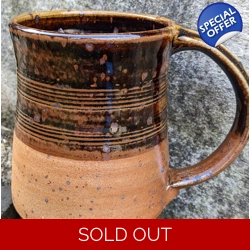 Stephen Carter Pottery Tankard, Studio Ceramics New Zealand.