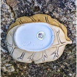 Pottery Brown Fawn/Young Deer, Porcelain Animal Figurine.