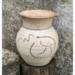 Mystery Studio Pottery Slipware Vase, Handmade Ceramics UK.