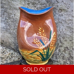 Torquay Pottery Wheat Vase, Royal Watcombe Potteries Devon..
