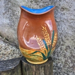 Torquay Pottery Wheat Vase, Royal Watcombe Potteries Devon UK.