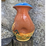 Torquay Pottery Wheat Vase, Royal Watcombe Potteries Devon UK.