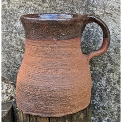 Mystery Studio Pottery Tankard | Red Stoneware Tenmoku Pots
