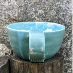 Mystery Studio Pottery Teacup, Coffee Mug, British Handmade Ceramics.