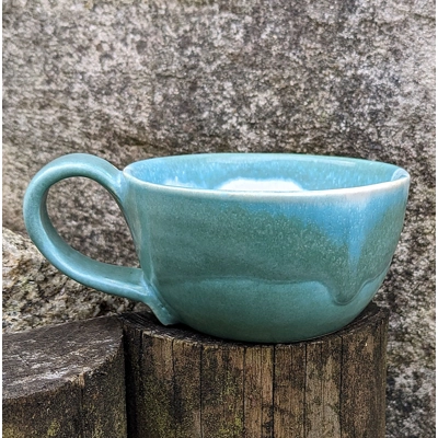 Mystery Studio Pottery Teacup, Coffee Mug, British Handmade Ceramics.