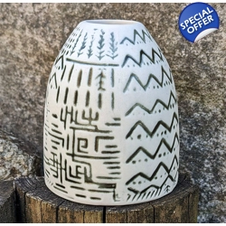 Mystery Pots | White Studio Pottery Vase - Hiero..