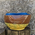 Torquay Pottery Sugar Bowl, Royal Watcombe Potteries Devon UK. COPY