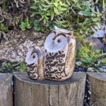 Animal Friends Pottery | Owl & Baby Owl - [Circa 1977-1980]