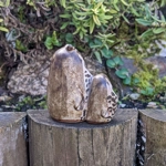 Animal Friends Pottery | Owl & Baby Owl - [Circa 1977-1980]