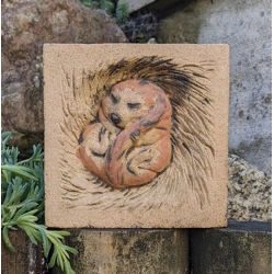 Ama Menec | Sleeping Dormouse Sculpture- Art Ceramics